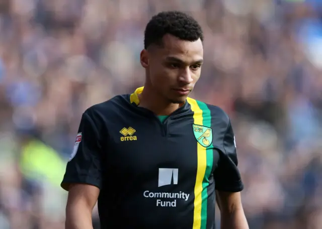 Norwich City forward Jacob Murphy