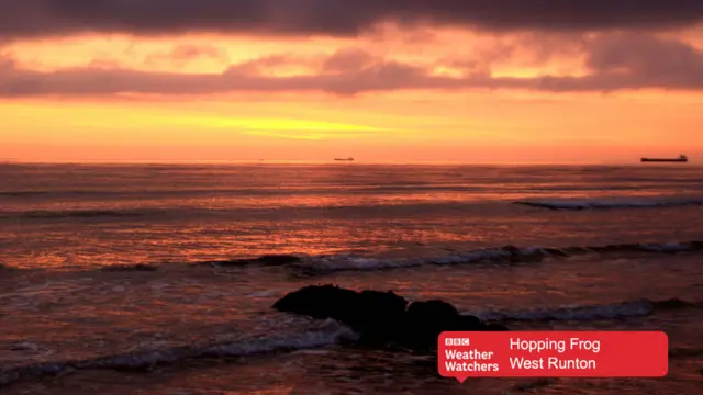 Sunrise over North Sea