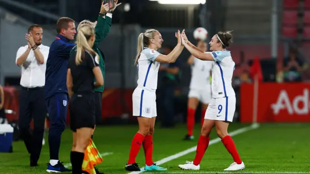 Toni Duggan and Jodie Taylor