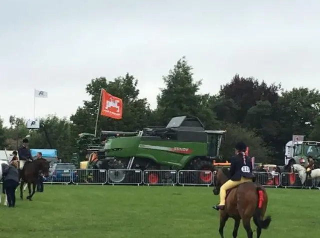 Young riders competing at the Driffield Show