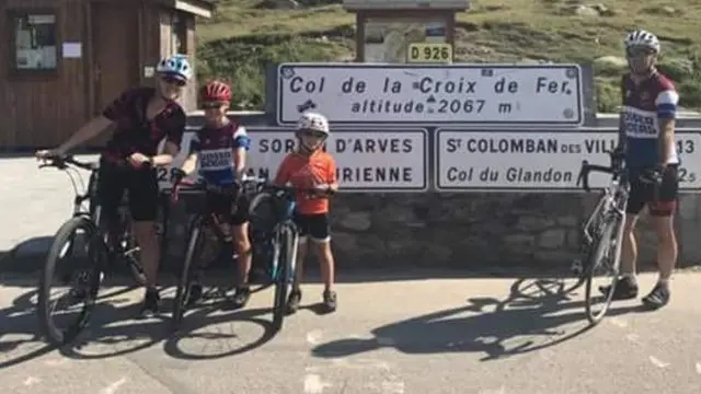 Family climb of the Galibier