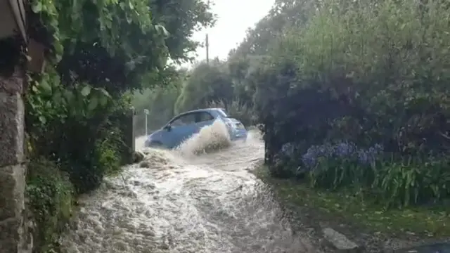 Coverack flooding