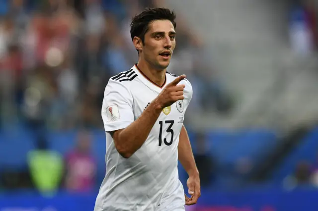 Lars Stindl of Germany celebrates