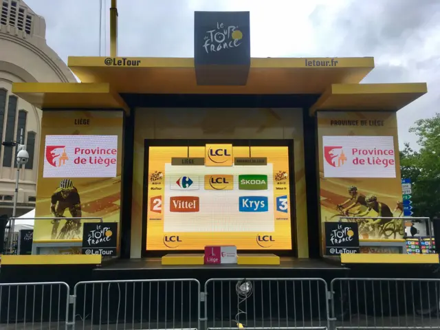 Tour de France podium, Liege