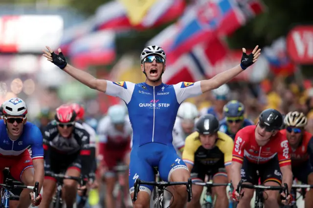 Marcel Kittel celebrates