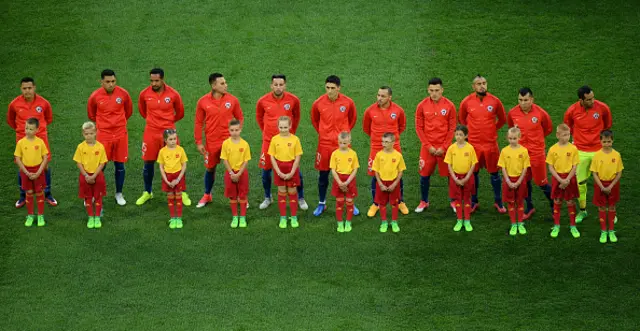 Chile team line-up