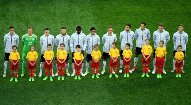 Germany team line-up