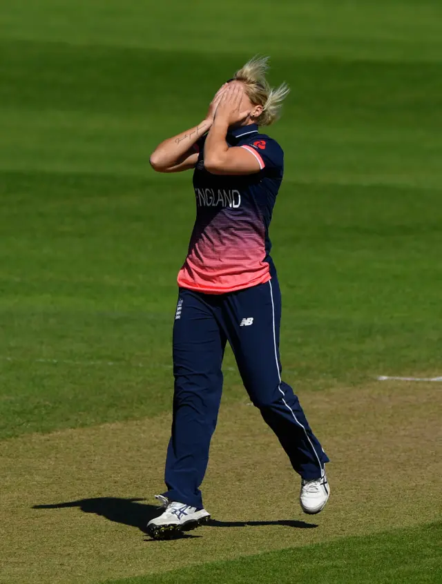 England's Katherine Brunt