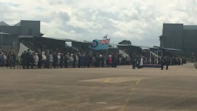 Prince Harry on the parade ground