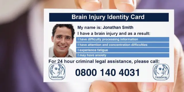 Brain Injury Identity Card