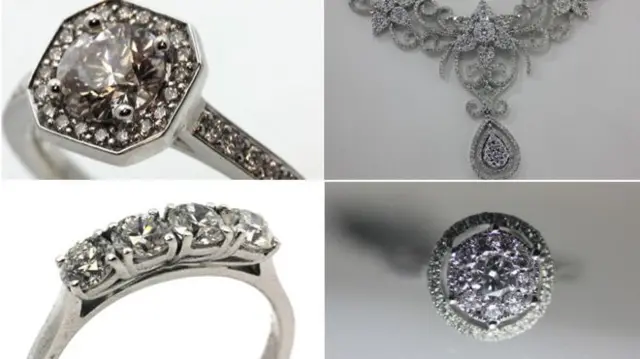 stolen rings and necklace