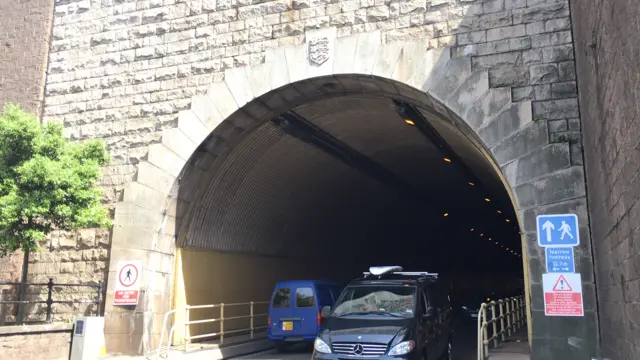 Tunnel entrance