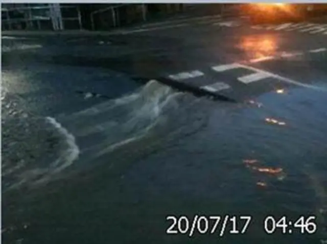 Oughtibridge burst water main