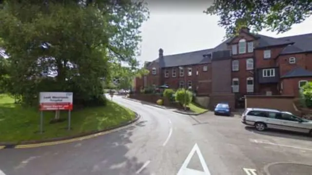 Leek Moorlands Hospital entrance