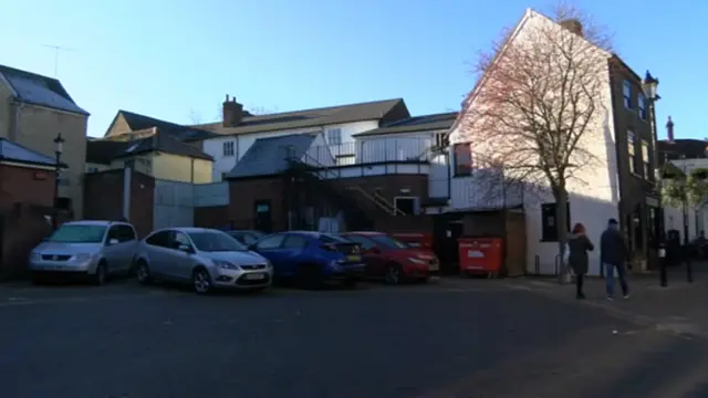 Horseshoe area of Bury St Edmunds