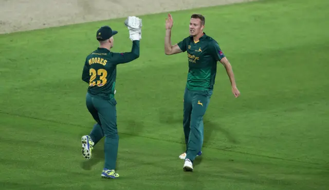 Notts celebrate