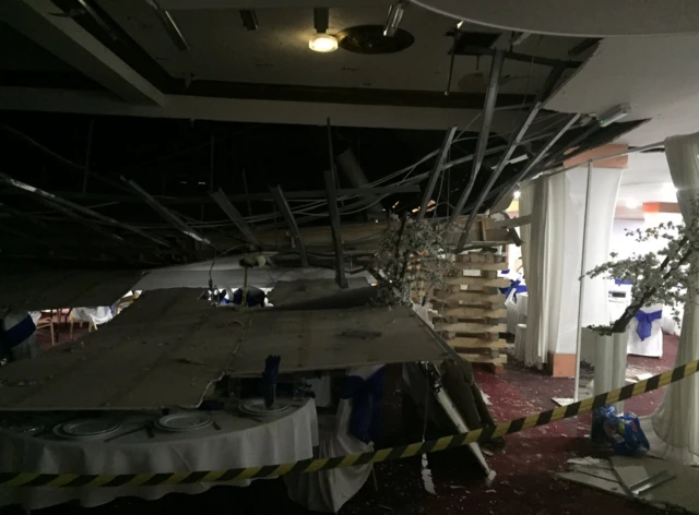 Ceiling collapse