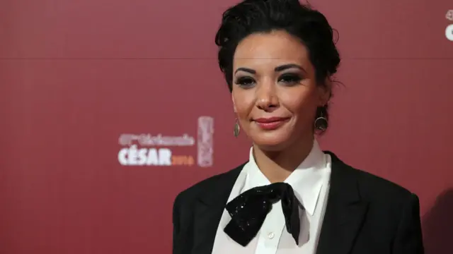 Loubna Abidar on the red carpet