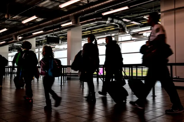 Airport passengers