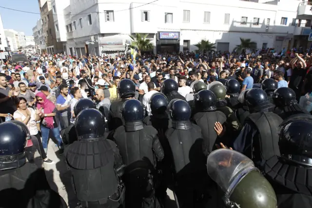 Morocc protest