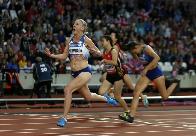 Georgie Hermitage wins gold in the 100m T37