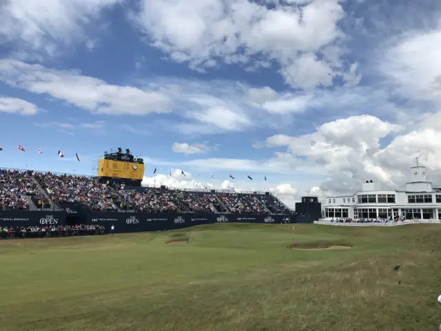 18th green at Royal Birkdale