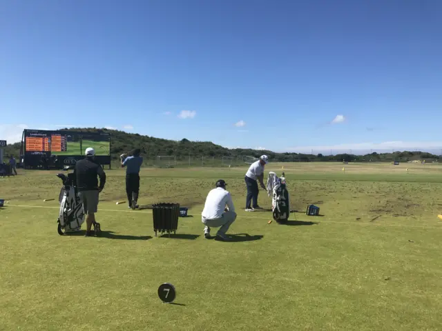 Americans Pat Perez and Will McGirt on the range