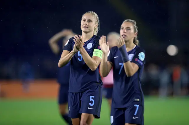 Steph Houghton celebrates