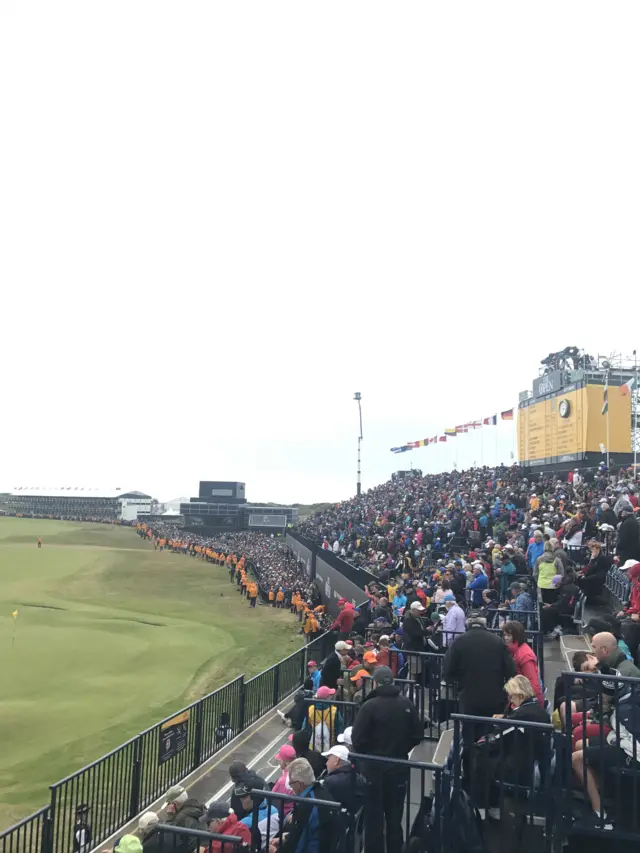 18th fairway and green