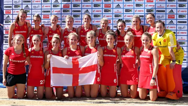 England ladies hockey team