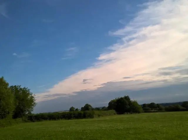 blue skies over Ashton under Hill