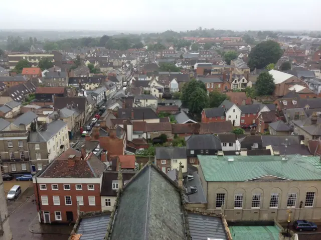 View over Churchgate Street