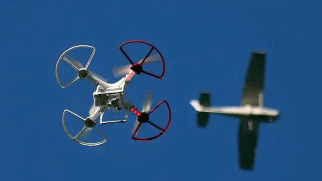 Drone in flight