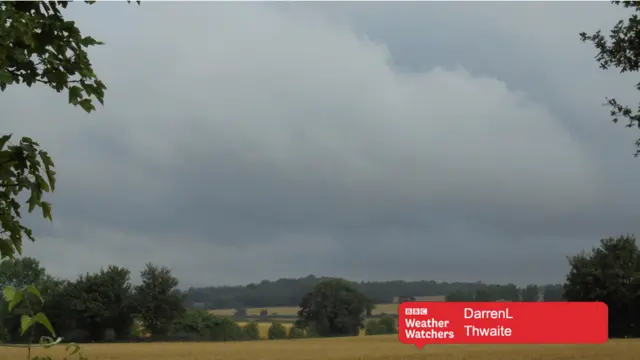 Grey sky at Thwaite