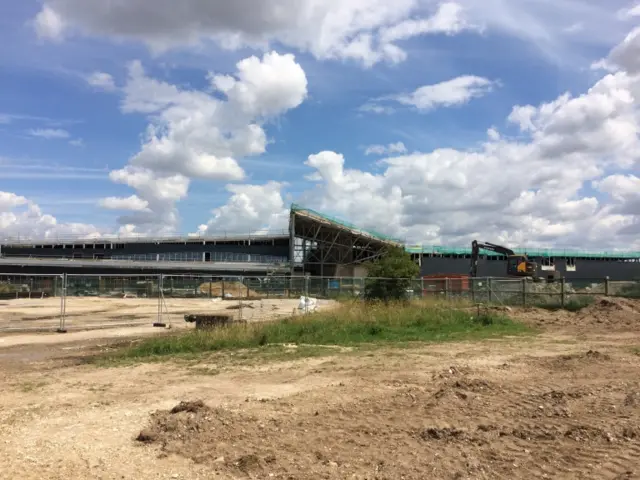 Building work at Marham