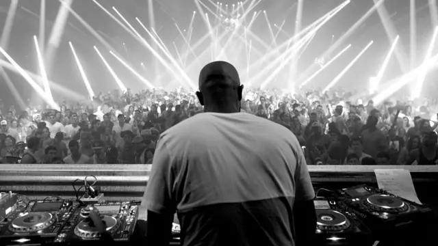 DJ Black Coffee performs onstage during day 1 of the 2016 Coachella Valley Music & Arts Festival Weekend 1 at the Empire Polo Club on April 15, 2016 in Indio, California.