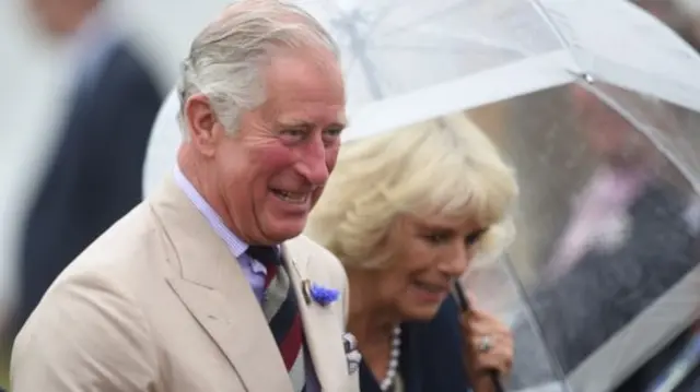 Prince Charles and Duchess of Cornwall at Sandringham Flower Show