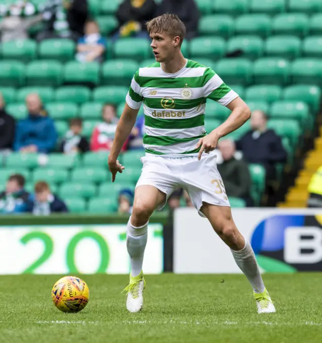 Celtic defender Kristoffer Anjer