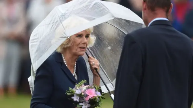 Duchess of Cornwall at Sandringham Flower Show