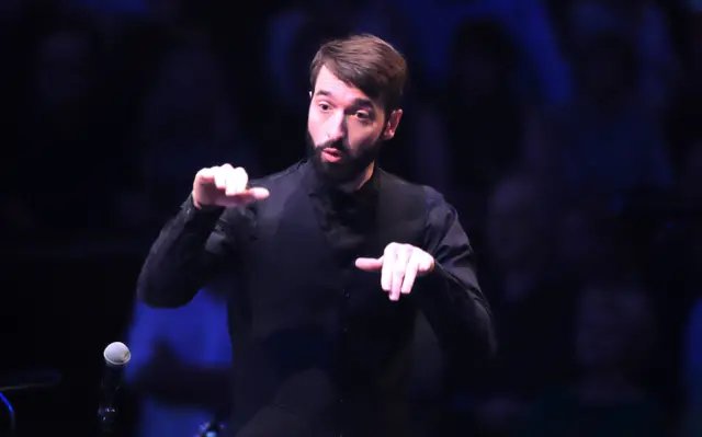 Jules Buckley conducts the Heritage Orchestra at The Songs of Scott Walker (1967-70) at the 2017 BBC Proms.