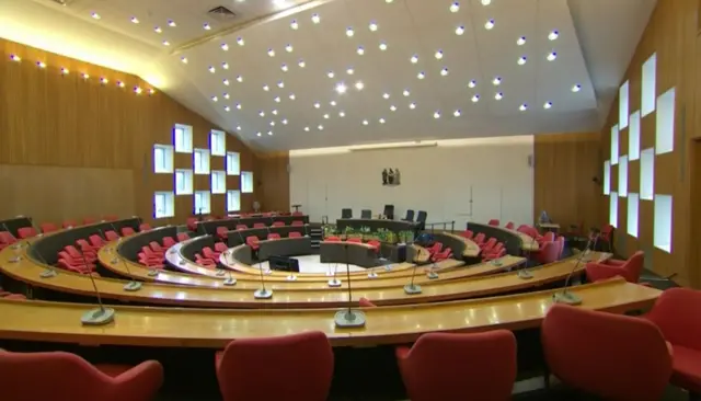 Cornwall Council chamber