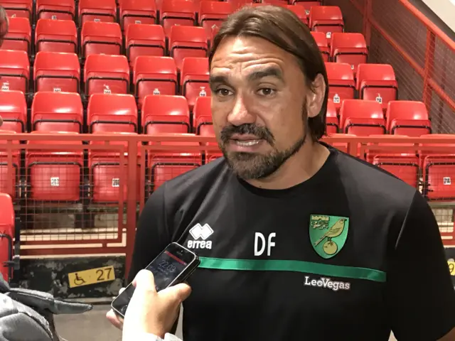 Norwich City Head Coach Daniel Farke