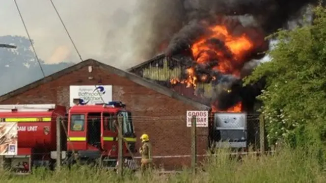 Fire at Aylsham Fire and Rescue Centre