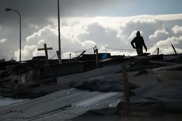 Informal settlement in Cape Town