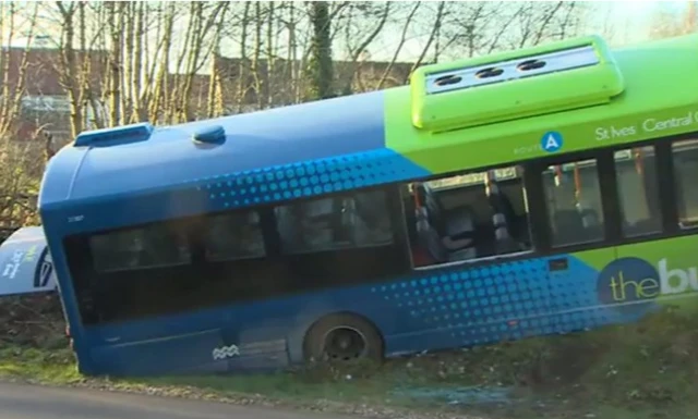 guided bus crash