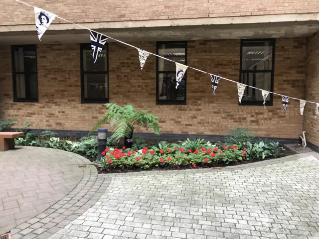 New garden at the QMC