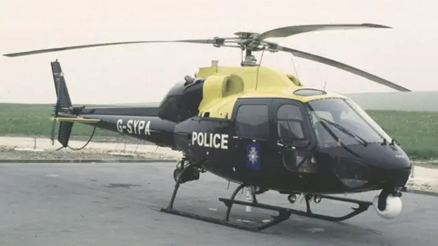 Police helicopter