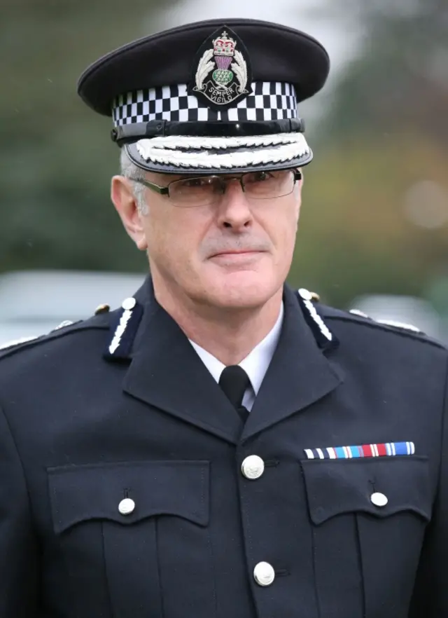 Phil Gormley in uniform and hat