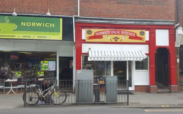 The butcher's shop on Magdalen Street