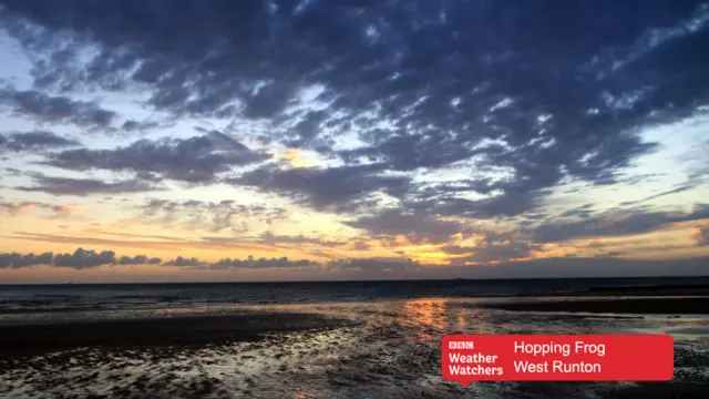 Sunrise over North Sea